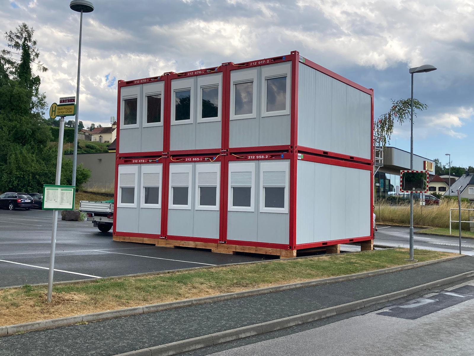 Containerproject op locatie